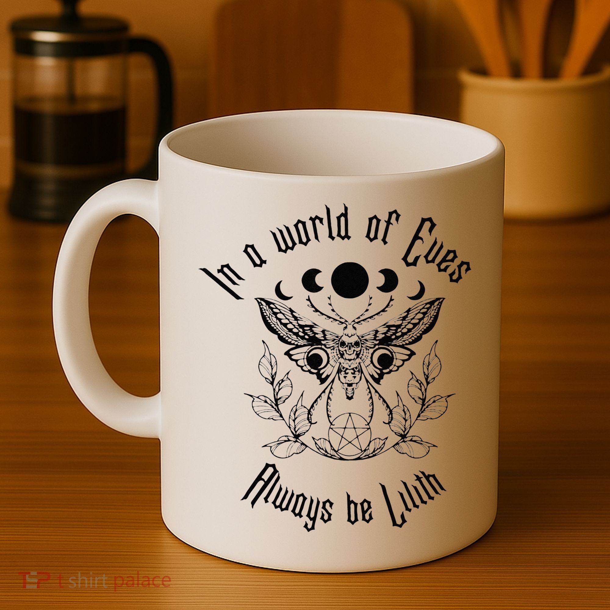 Always Be Lilith Pagan Goddess Never Eve Occult Witchy Coffee Mug