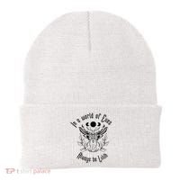 Always Be Lilith Pagan Goddess Never Eve Occult Witchy Beanie thumb 0