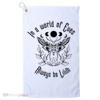 Always Be Lilith Pagan Goddess Never Eve Occult Witchy Golf Towel thumb 0