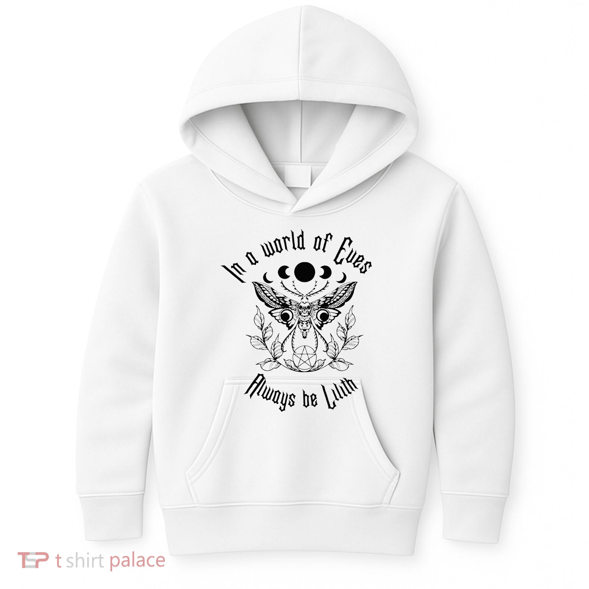 Always Be Lilith Pagan Goddess Never Eve Occult Witchy Kids Hoodie