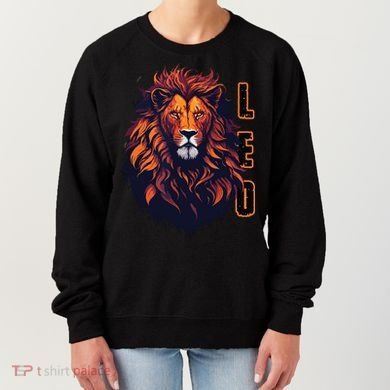 August Birthday Leo Lion Pride Graphic Zodiac Women's Sweatshirt