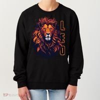 August Birthday Leo Lion Pride Graphic Zodiac Women's Sweatshirt thumb 0