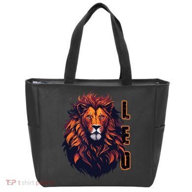 August Birthday Leo Lion Pride Graphic Zodiac Tote Bag