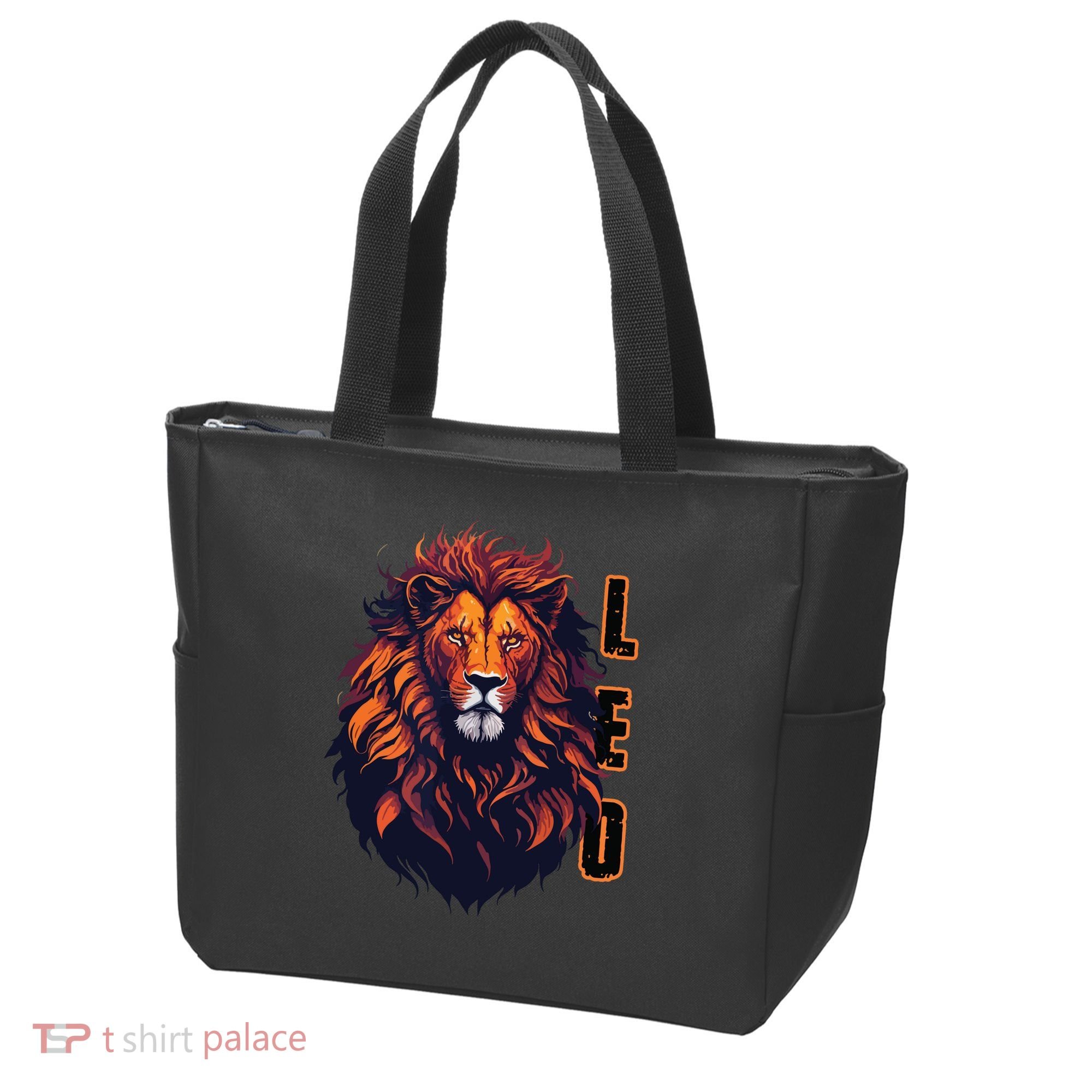 August Birthday Leo Lion Pride Graphic Zodiac Tote Bag