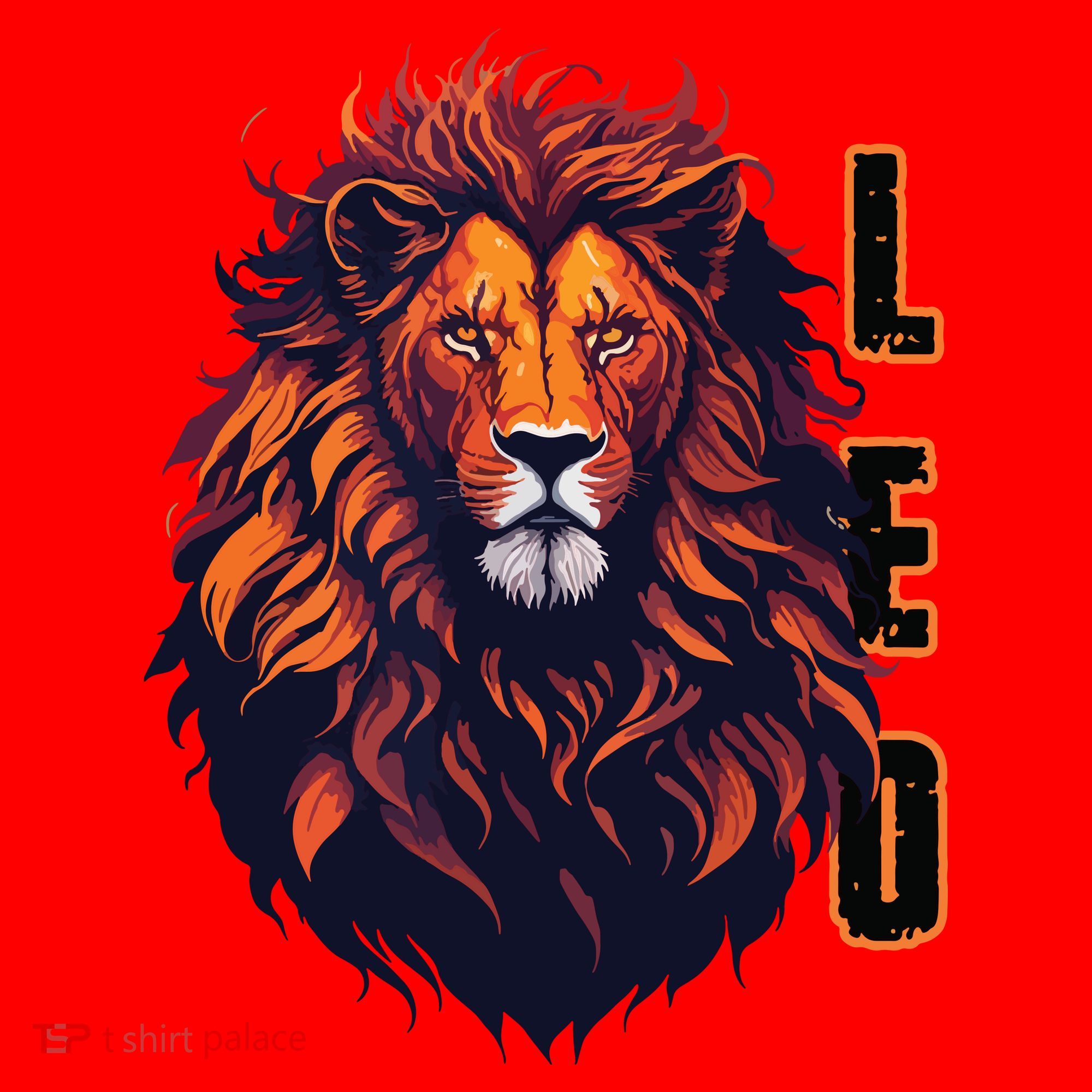 August Birthday Leo Lion Pride Graphic Zodiac Santa Hat