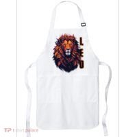 August Birthday Leo Lion Pride Graphic Zodiac Apron thumb 0
