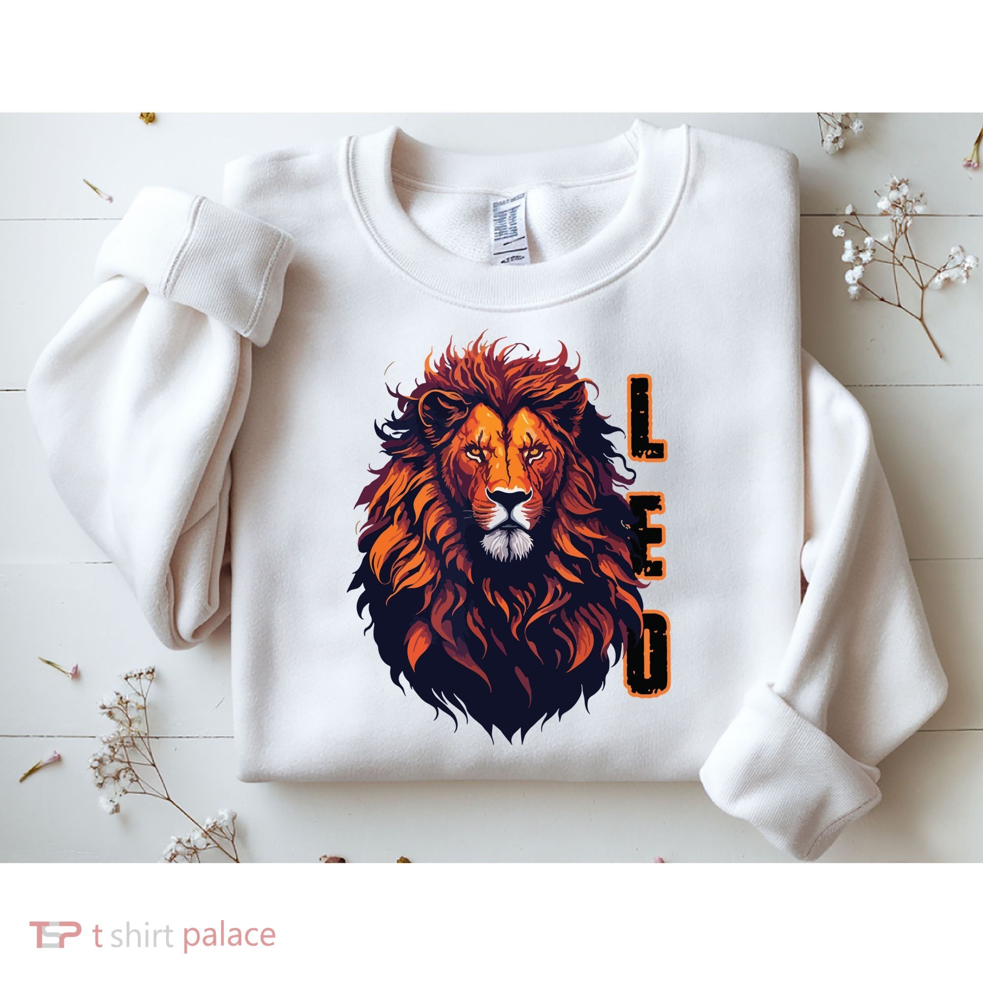 August Birthday Leo Lion Pride Graphic Zodiac Sweatshirt
