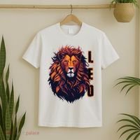 August Birthday Leo Lion Pride Graphic Zodiac T-Shirt thumb 2