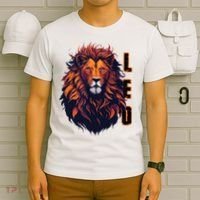 August Birthday Leo Lion Pride Graphic Zodiac T-Shirt thumb 6