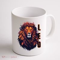 August Birthday Leo Lion Pride Graphic Zodiac Coffee Mug thumb 1