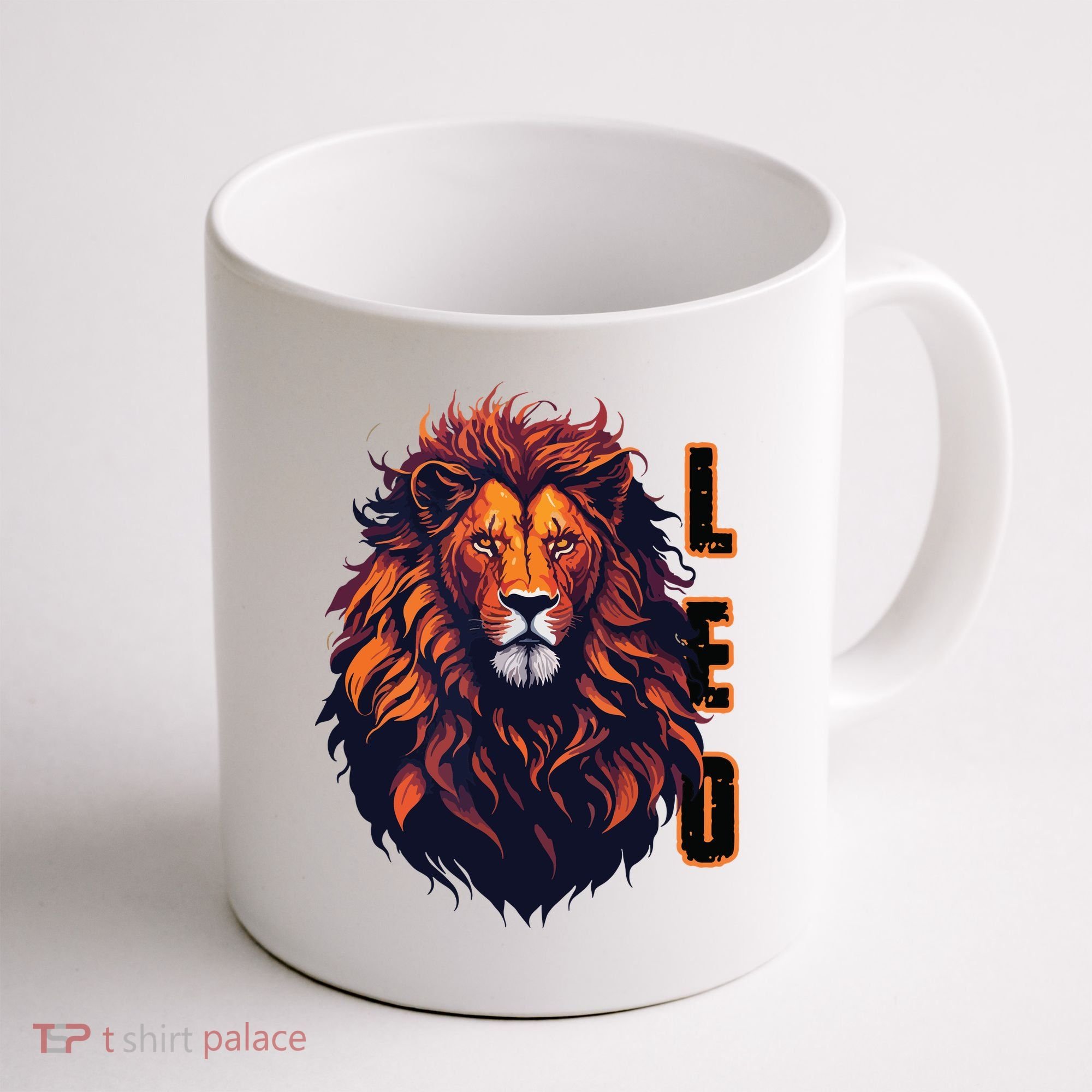 August Birthday Leo Lion Pride Graphic Zodiac Coffee Mug