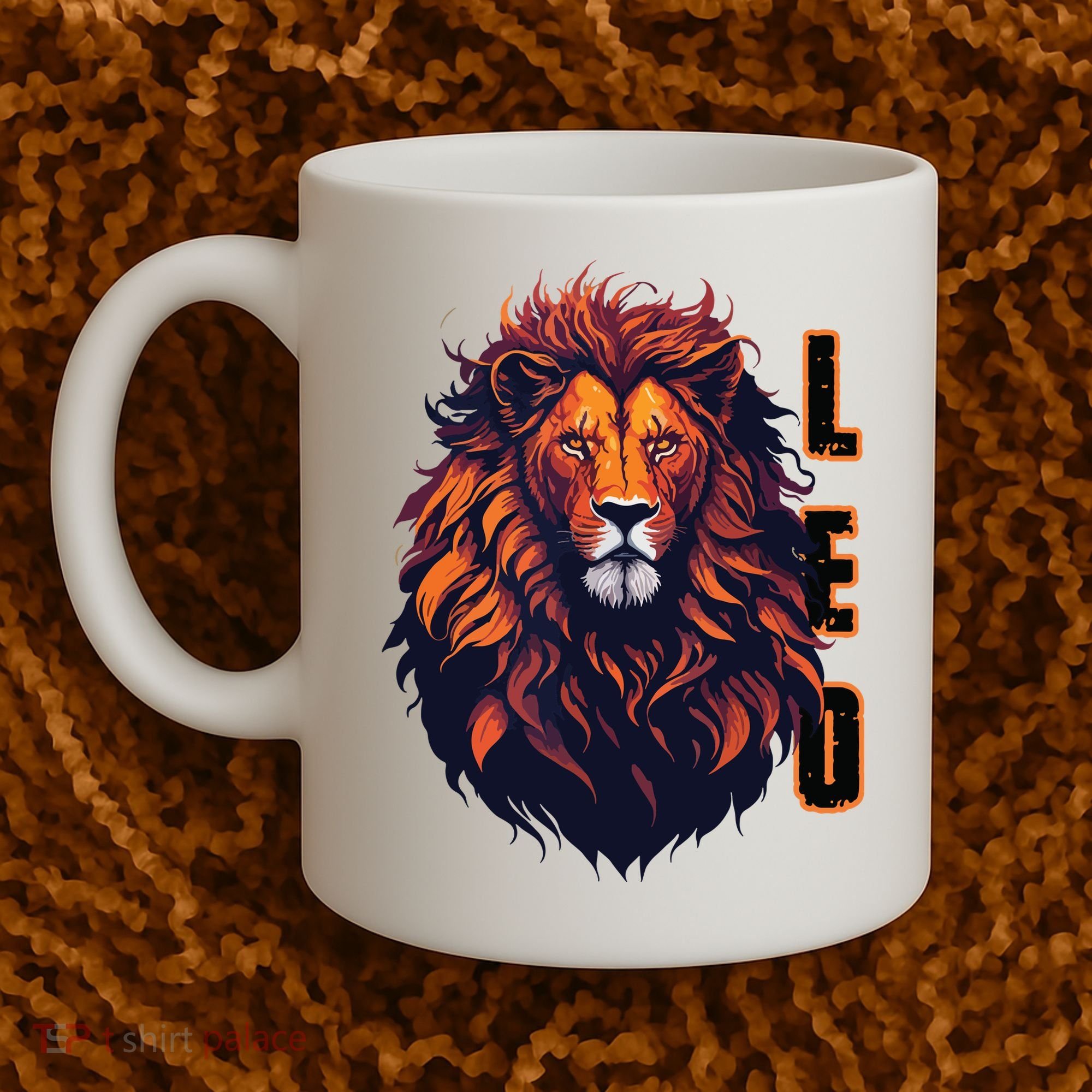 August Birthday Leo Lion Pride Graphic Zodiac Coffee Mug