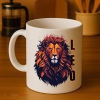 August Birthday Leo Lion Pride Graphic Zodiac Coffee Mug thumb 4
