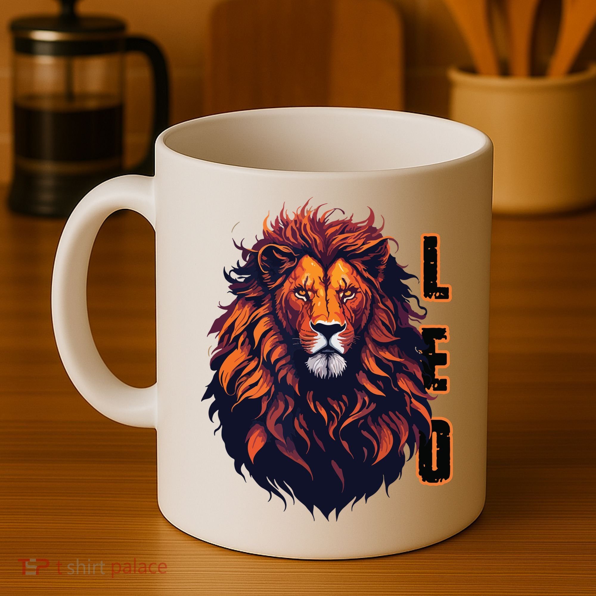 August Birthday Leo Lion Pride Graphic Zodiac Coffee Mug