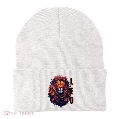 August Birthday Leo Lion Pride Graphic Zodiac Beanie