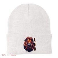 August Birthday Leo Lion Pride Graphic Zodiac Beanie thumb 0