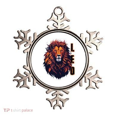 August Birthday Leo Lion Pride Graphic Zodiac Ornament