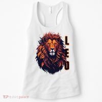 August Birthday Leo Lion Pride Graphic Zodiac Women's Tank Top thumb 0