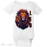 August Birthday Leo Lion Pride Graphic Zodiac Baby Bodysuit thumb 0