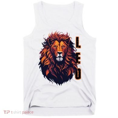 August Birthday Leo Lion Pride Graphic Zodiac Tank Top