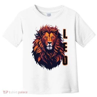 August Birthday Leo Lion Pride Graphic Zodiac Toddler T-Shirt