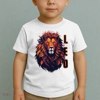 August Birthday Leo Lion Pride Graphic Zodiac Toddler T-Shirt thumb 2