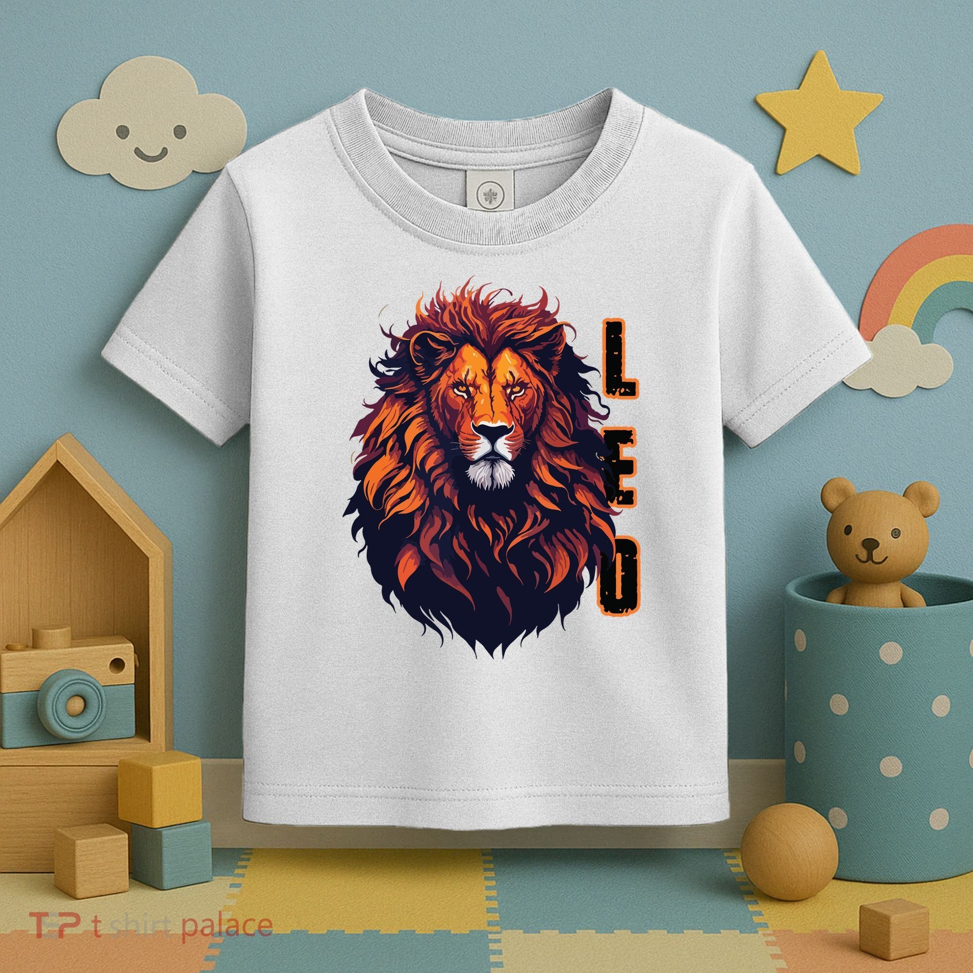 August Birthday Leo Lion Pride Graphic Zodiac Toddler T-Shirt