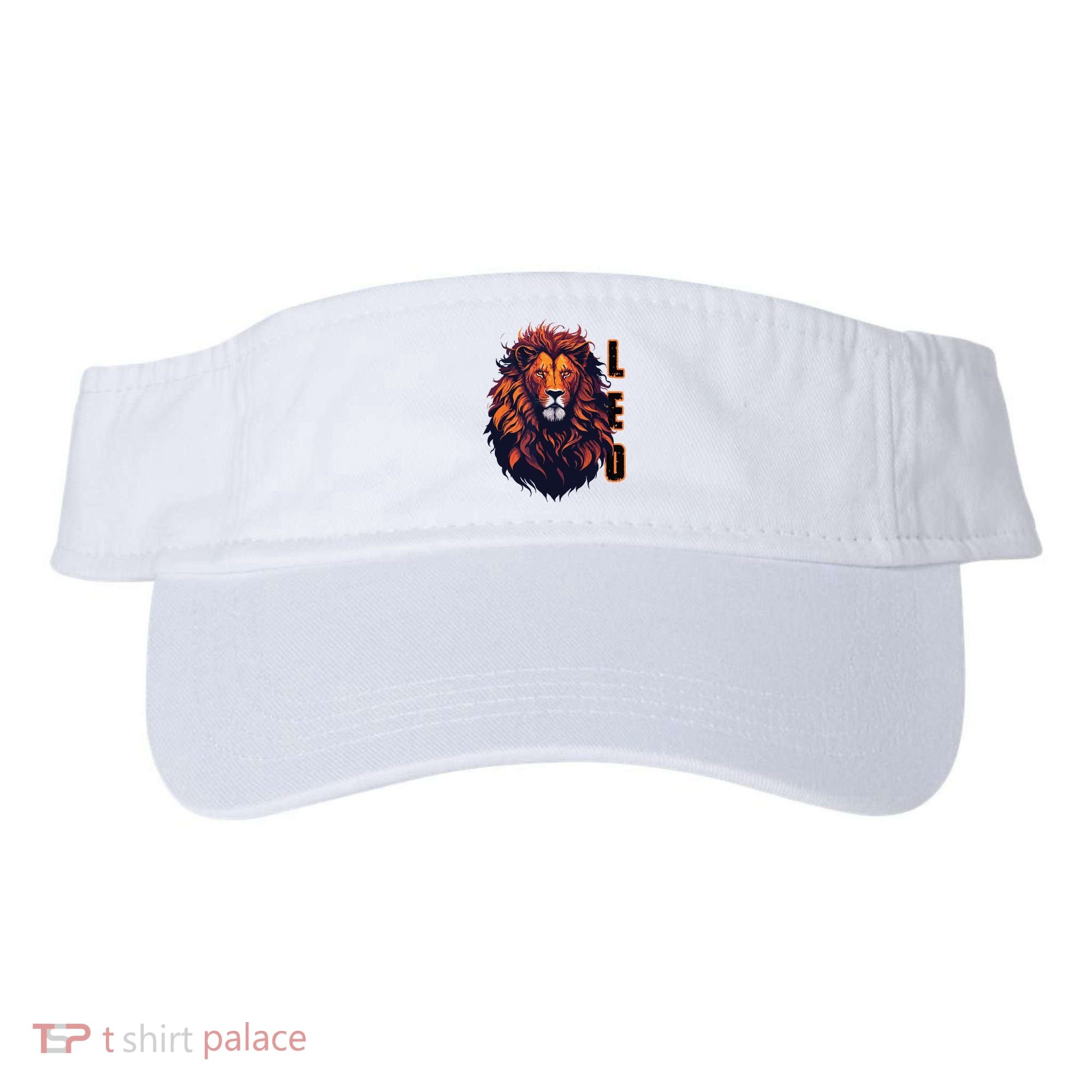 August Birthday Leo Lion Pride Graphic Zodiac Visor