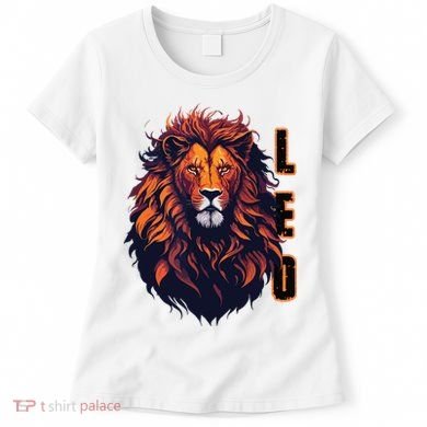 August Birthday Leo Lion Pride Graphic Zodiac Women's T-Shirt