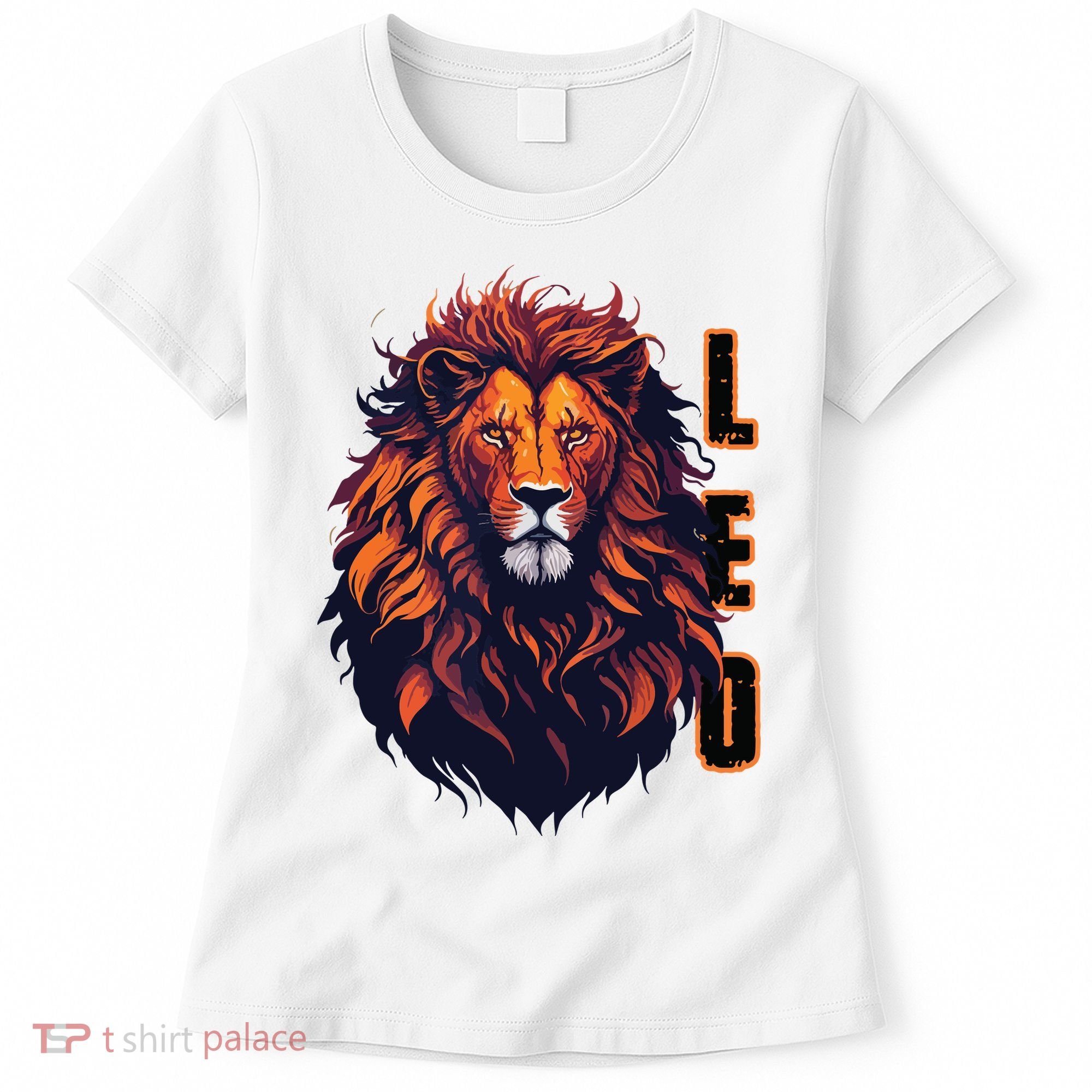 August Birthday Leo Lion Pride Graphic Zodiac Women's T-Shirt