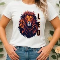 August Birthday Leo Lion Pride Graphic Zodiac Women's T-Shirt thumb 2