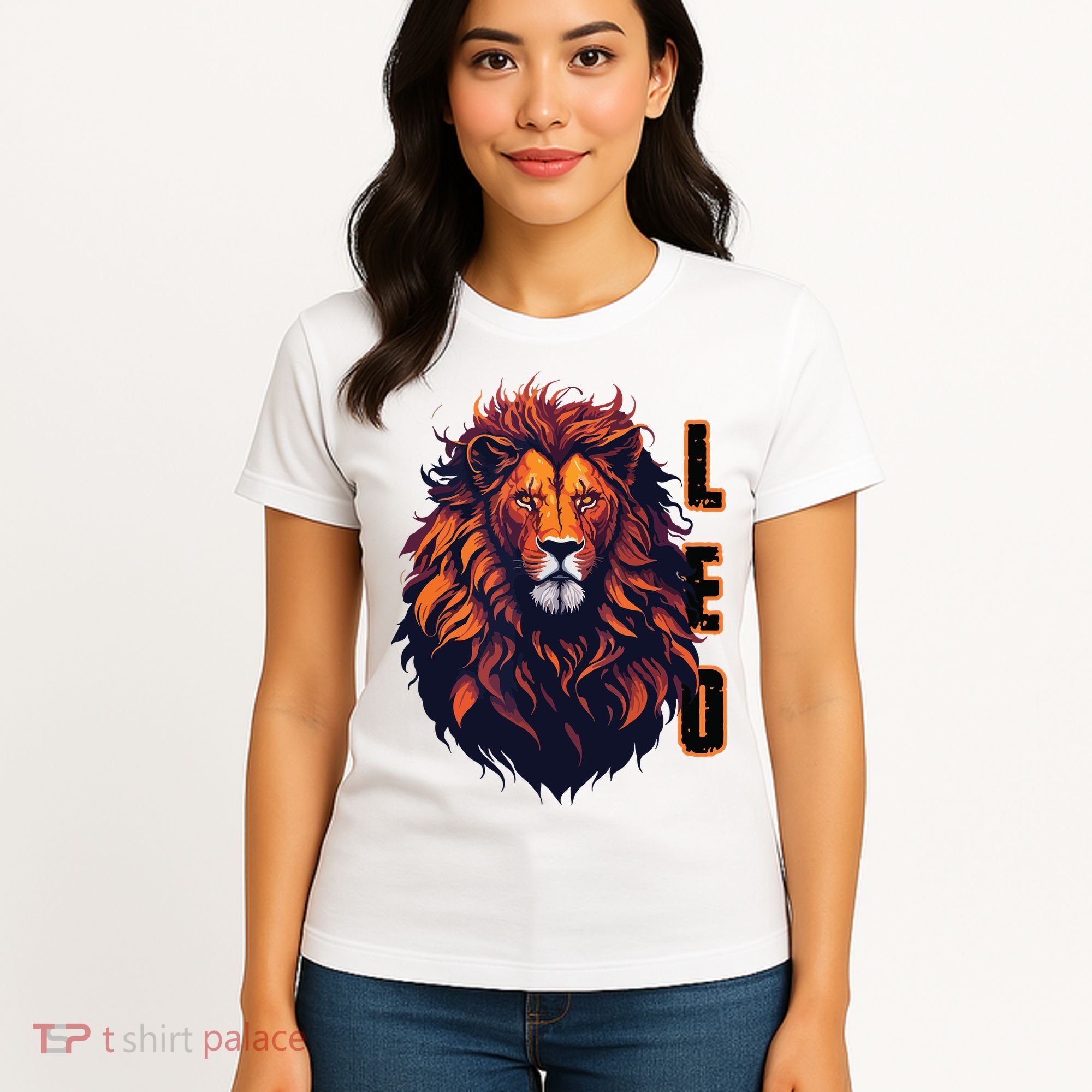 August Birthday Leo Lion Pride Graphic Zodiac Women's T-Shirt