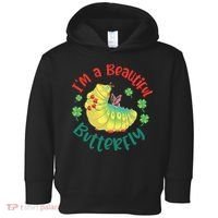 A Bug Life I'm A Beautiful Butterfly Funny Cute Gift Trending Toddler Hoodie thumb 0