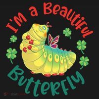 A Bug Life I'm A Beautiful Butterfly Funny Cute Gift Trending Toddler Hoodie thumb 2