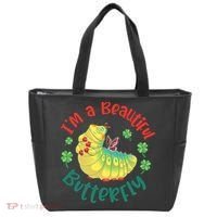 A Bug Life I'm A Beautiful Butterfly Funny Cute Gift Trending Tote Bag thumb 0