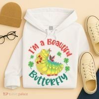 A Bug Life I'm A Beautiful Butterfly Funny Cute Gift Trending Hoodie thumb 4
