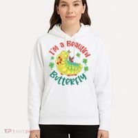 A Bug Life I'm A Beautiful Butterfly Funny Cute Gift Trending Hoodie thumb 5