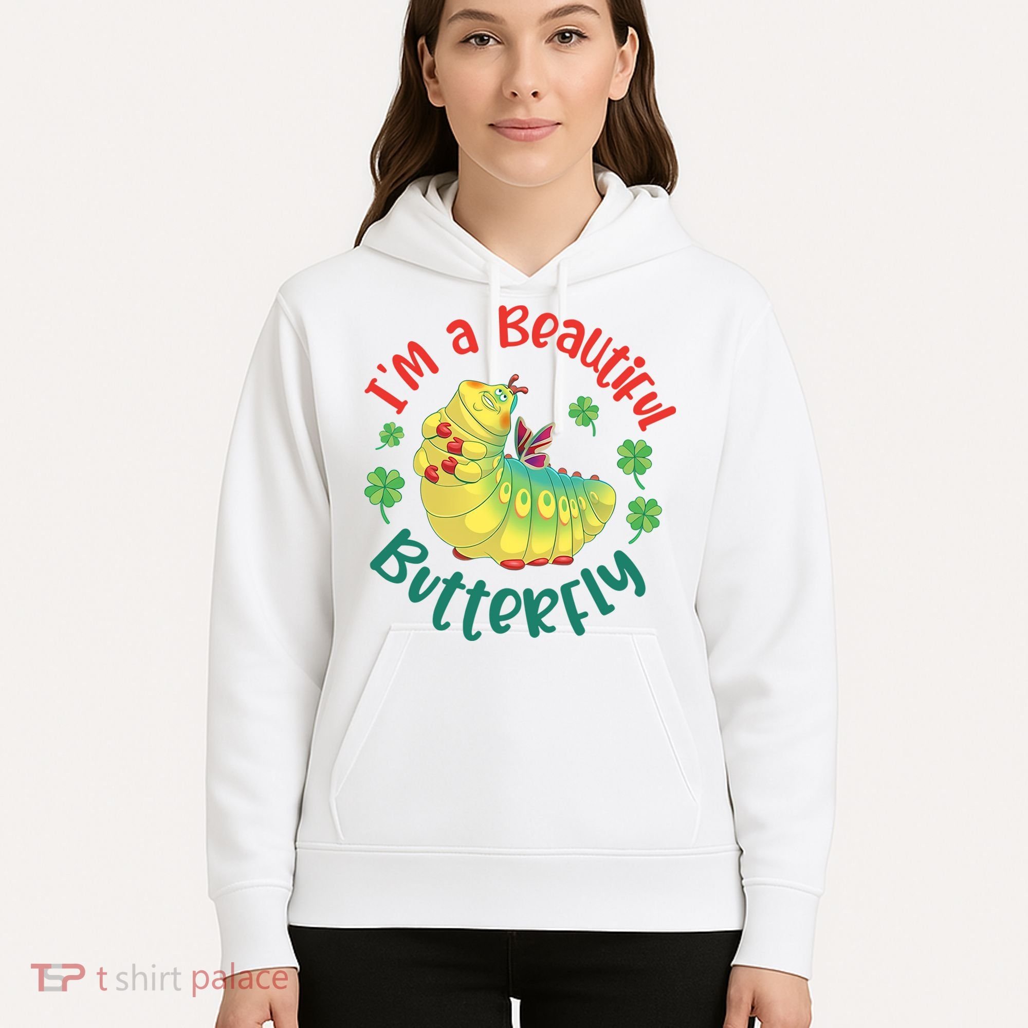 A Bug Life I'm A Beautiful Butterfly Funny Cute Gift Trending Hoodie