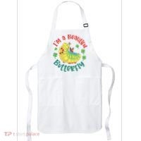 A Bug Life I'm A Beautiful Butterfly Funny Cute Gift Trending Apron thumb 0