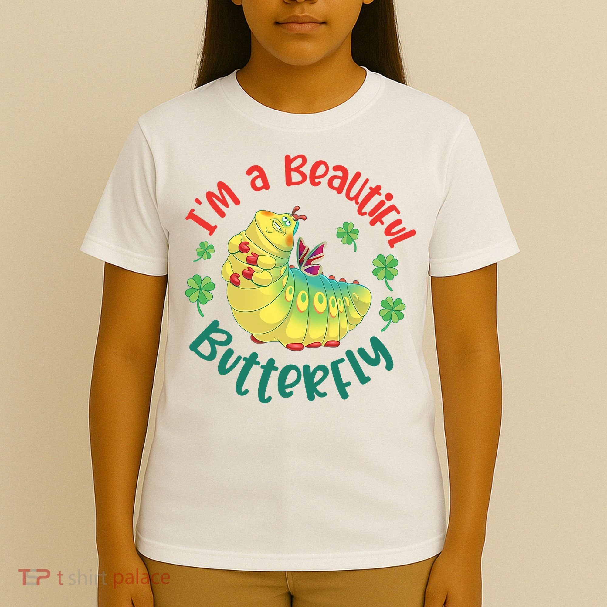 A Bug Life I'm A Beautiful Butterfly Funny Cute Gift Trending T-Shirt