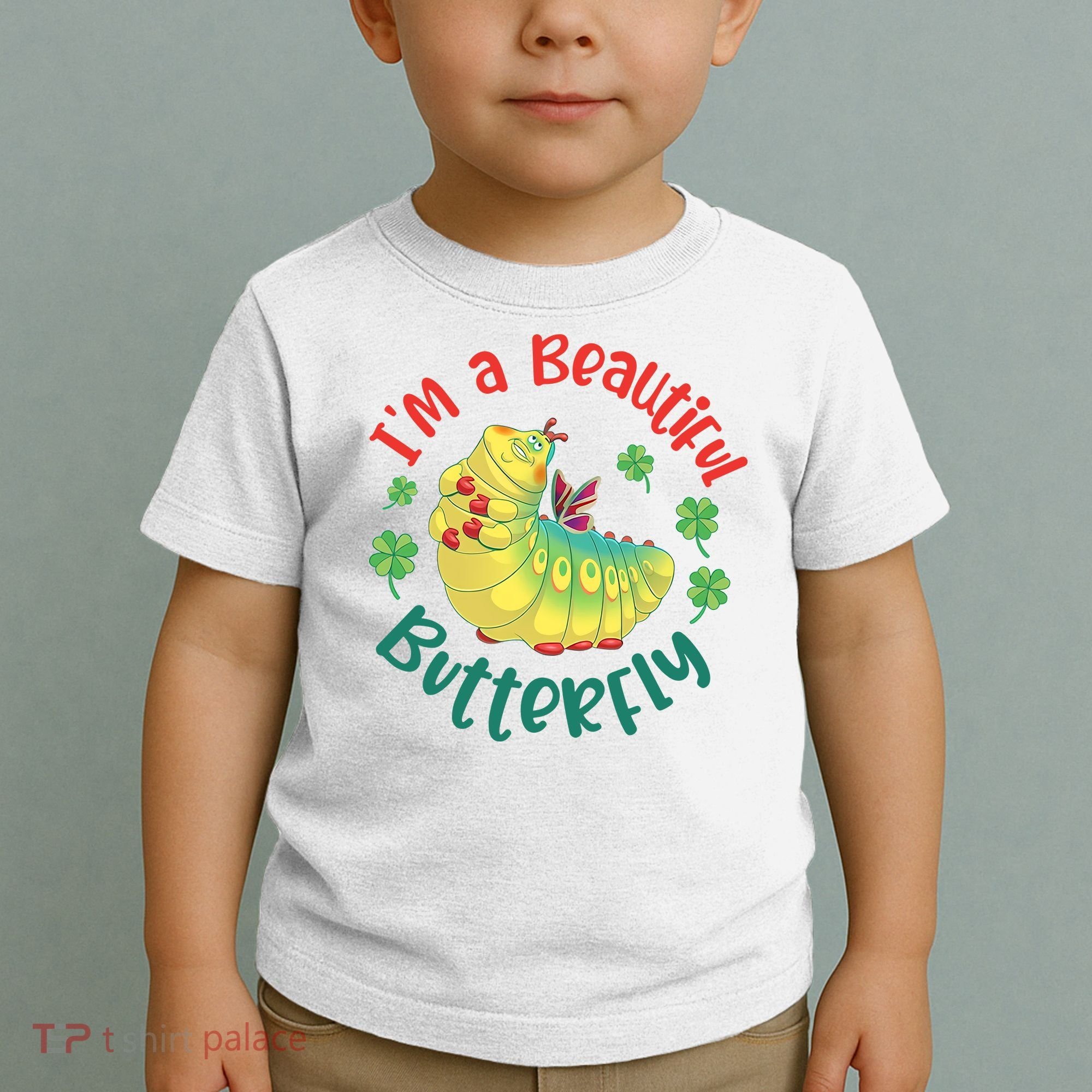 A Bug Life I'm A Beautiful Butterfly Funny Cute Gift Trending Toddler T-Shirt