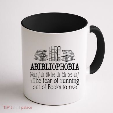 Abibliophobia Book Lover Design For Readers Cool Gift Coffee Mug back
