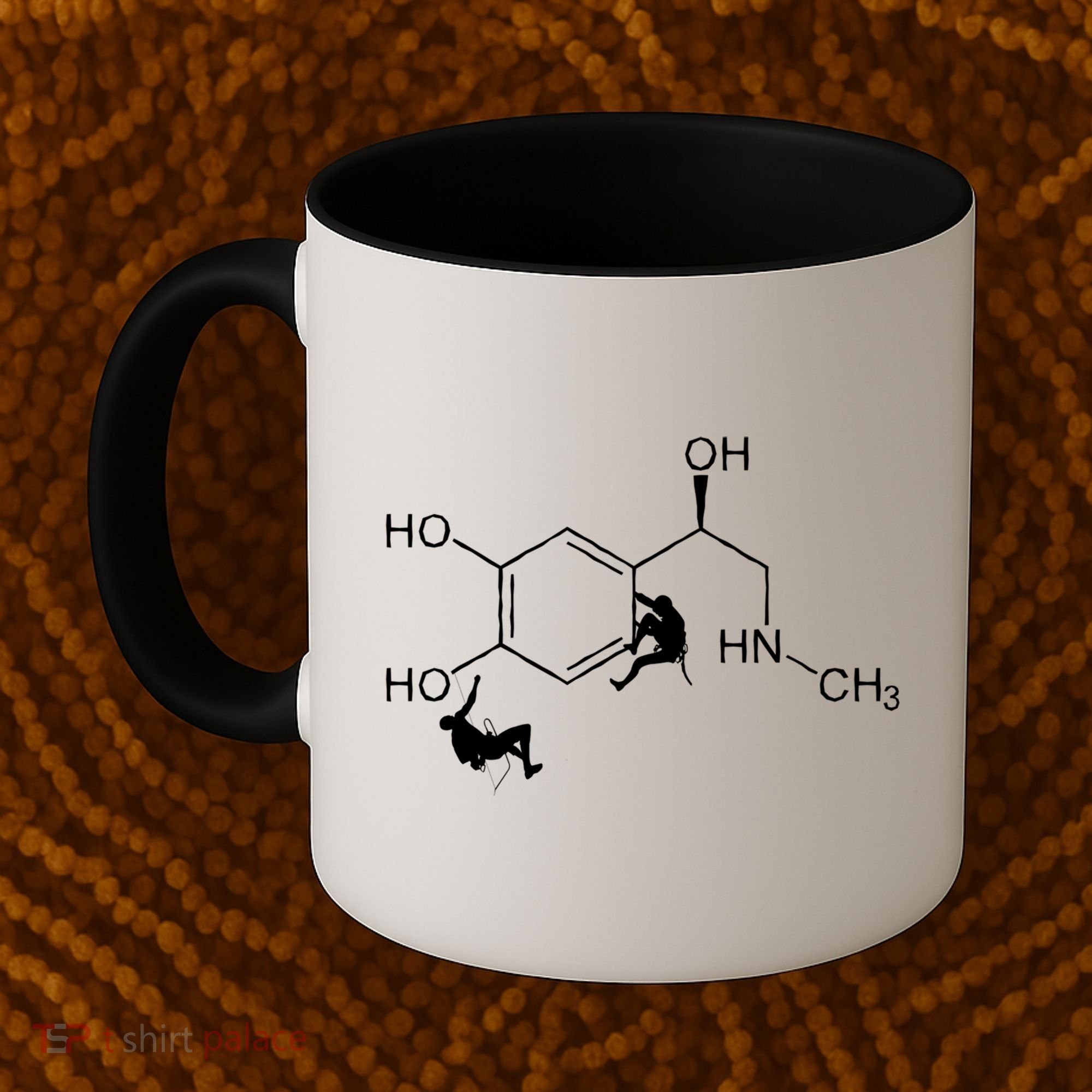 Adrenaline Bouldering Mountain Rock Climbing Gift Coffee Mug