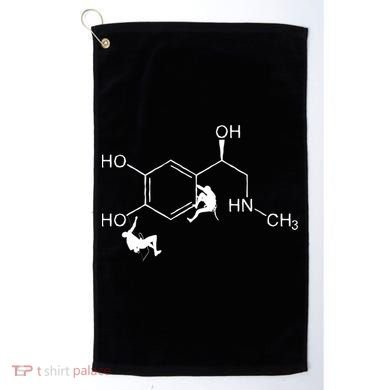 Adrenaline Bouldering Mountain Rock Climbing Gift Golf Towel