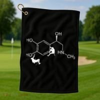 Adrenaline Bouldering Mountain Rock Climbing Gift Golf Towel thumb 1
