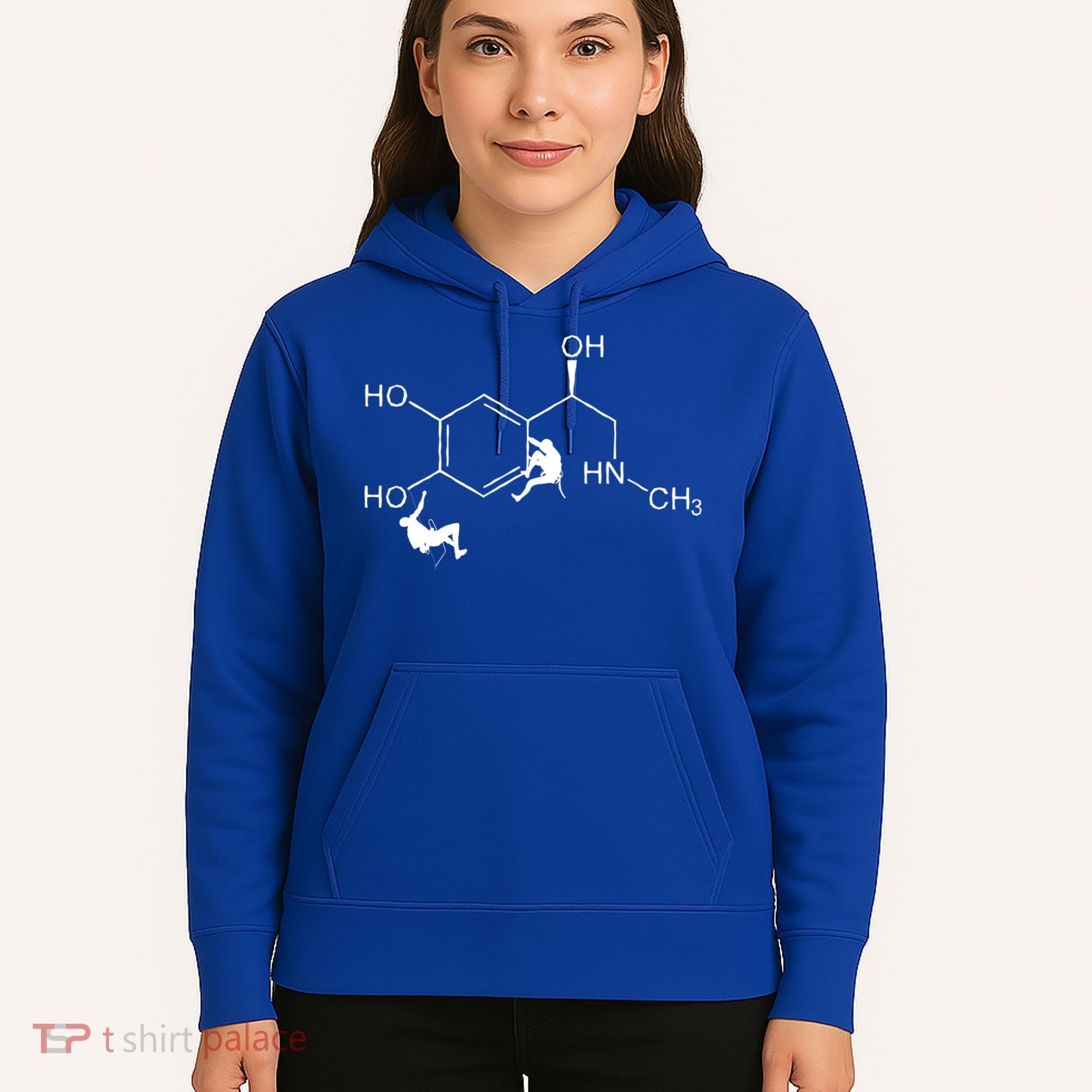 Adrenaline Bouldering Mountain Rock Climbing Gift Hoodie