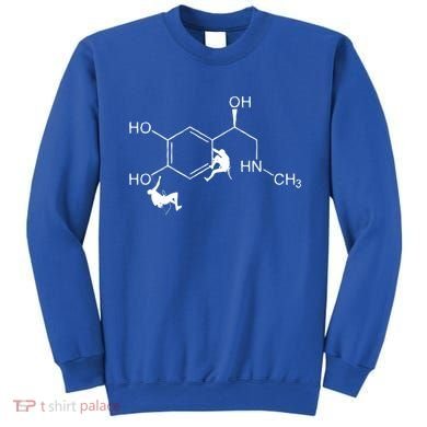 Adrenaline Bouldering Mountain Rock Climbing Gift Sweatshirt