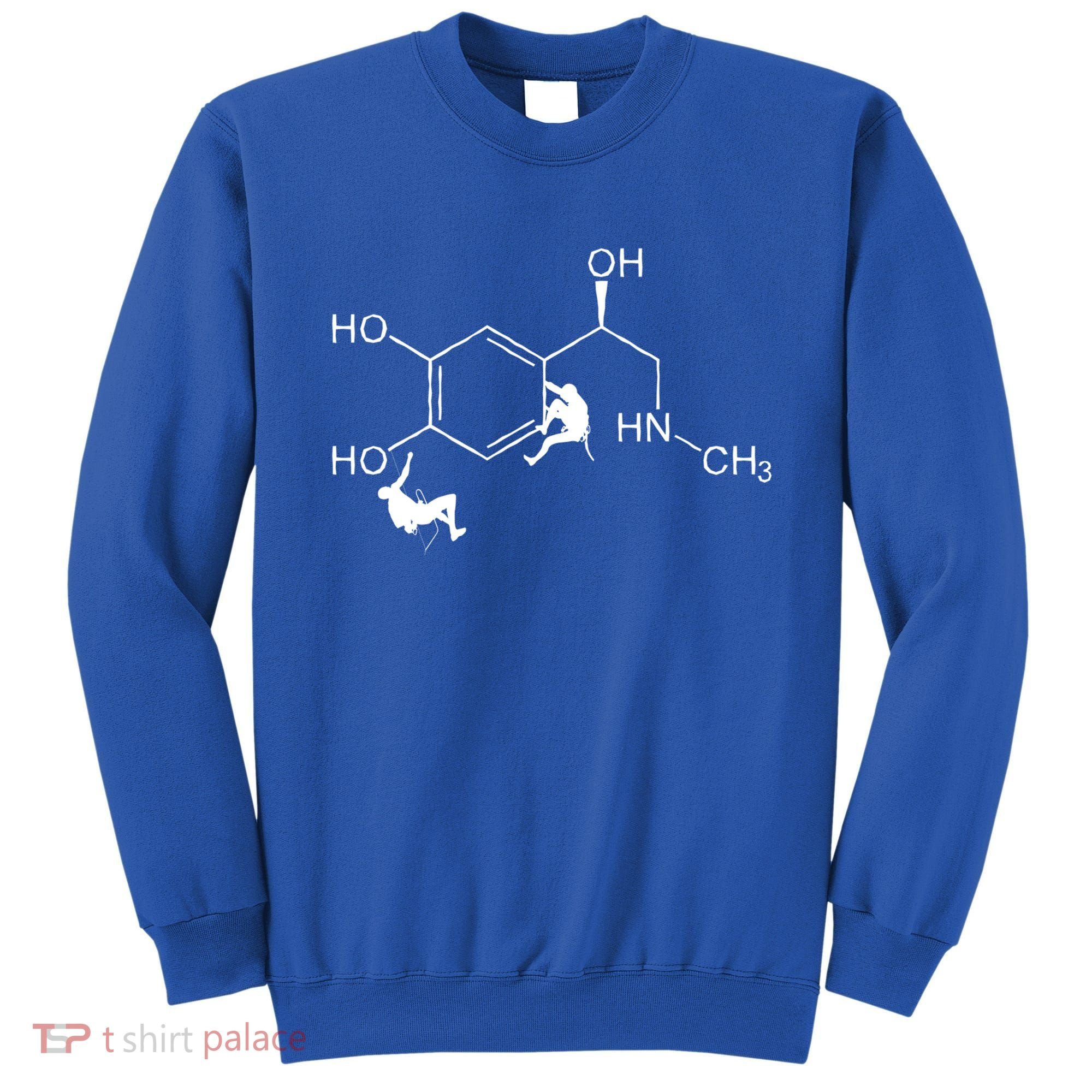 Adrenaline Bouldering Mountain Rock Climbing Gift Sweatshirt