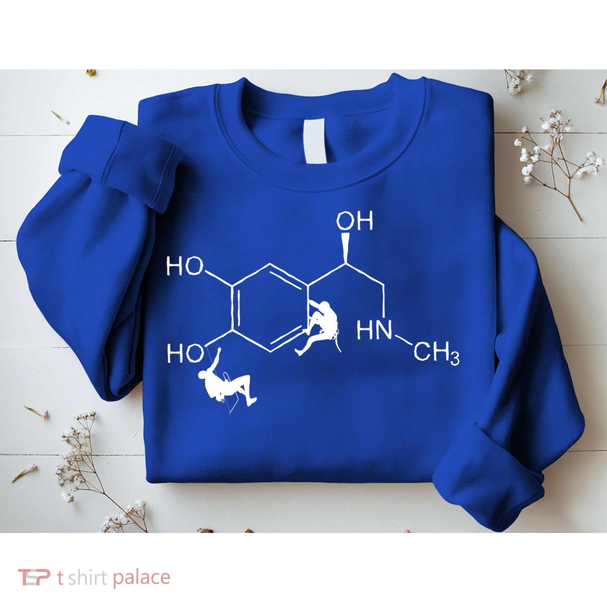 Adrenaline Bouldering Mountain Rock Climbing Gift Sweatshirt