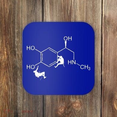 Adrenaline Bouldering Mountain Rock Climbing Gift Coaster